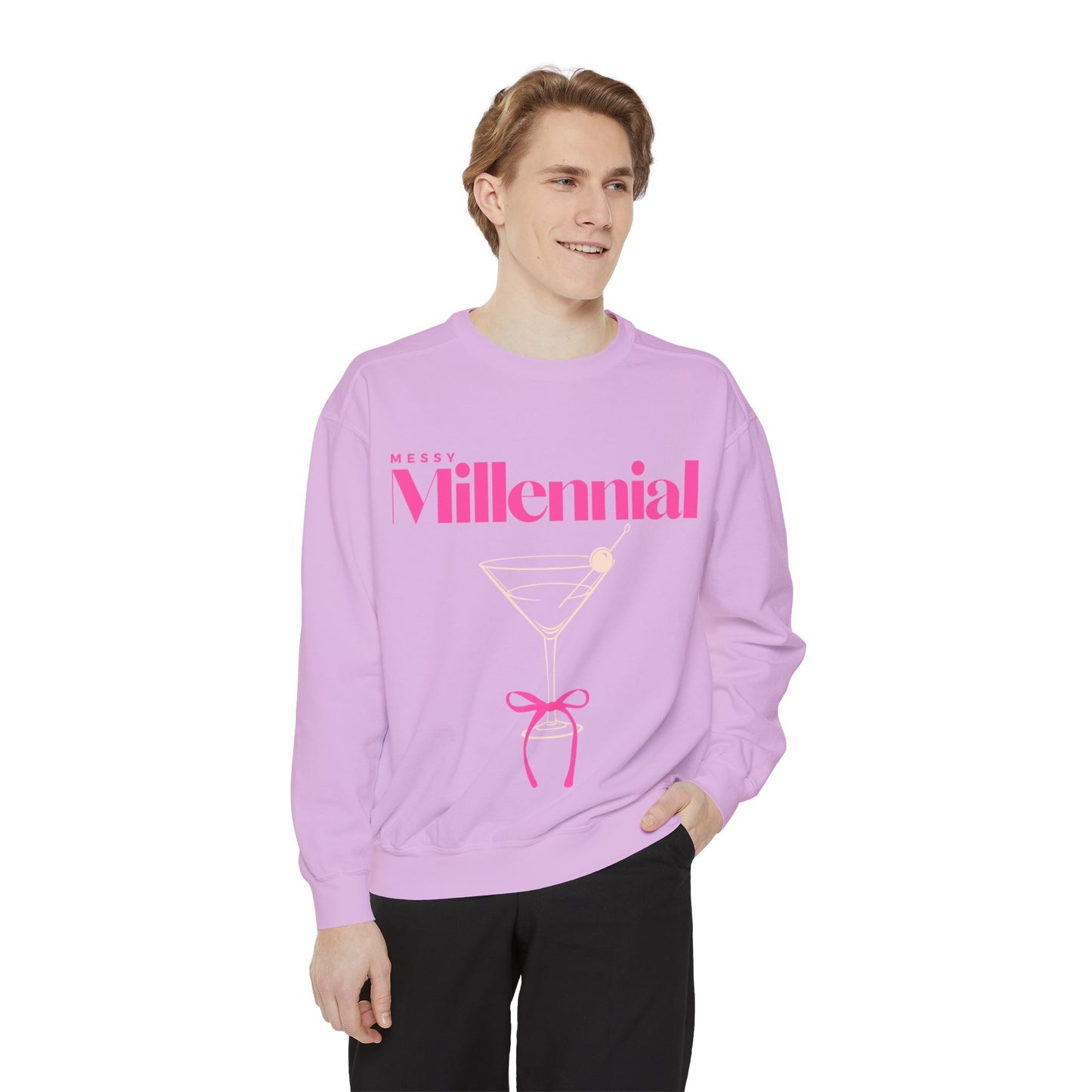 Messy Millennial Signature Martini Sweatshirt