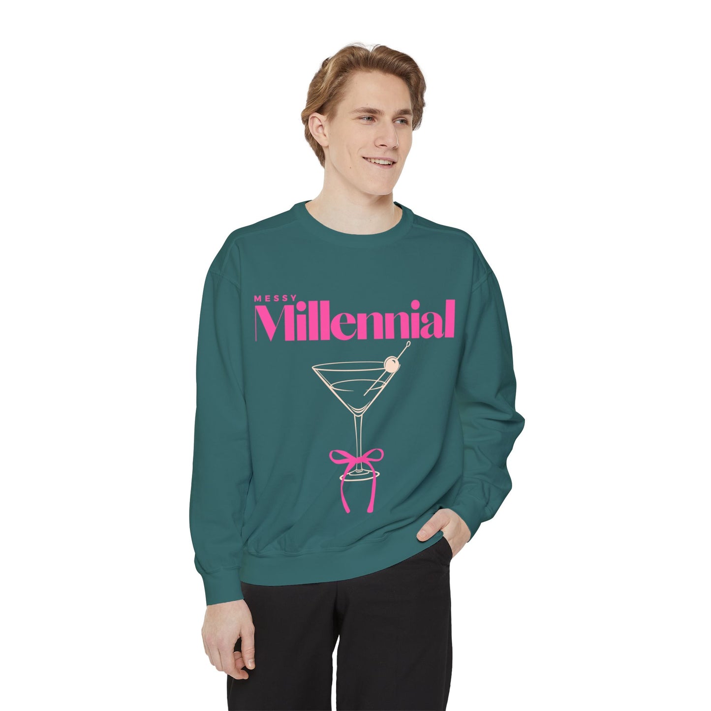 Messy Millennial Signature Martini Sweatshirt