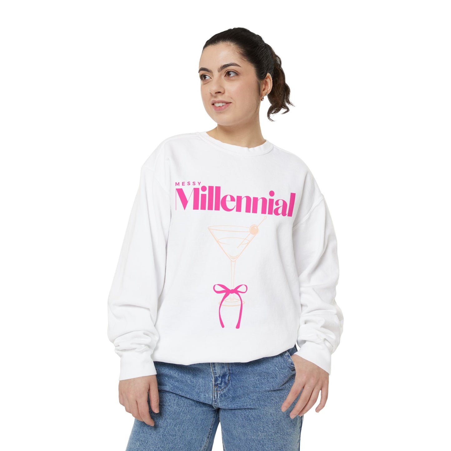 Messy Millennial Signature Martini Sweatshirt