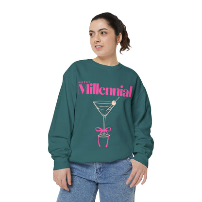 Messy Millennial Signature Martini Sweatshirt