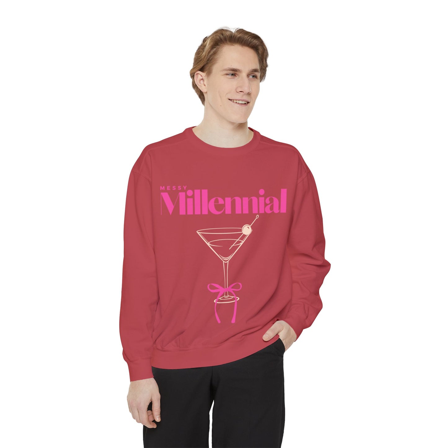 Messy Millennial Signature Martini Sweatshirt