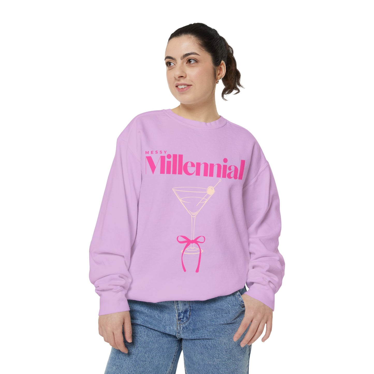 Messy Millennial Signature Martini Sweatshirt